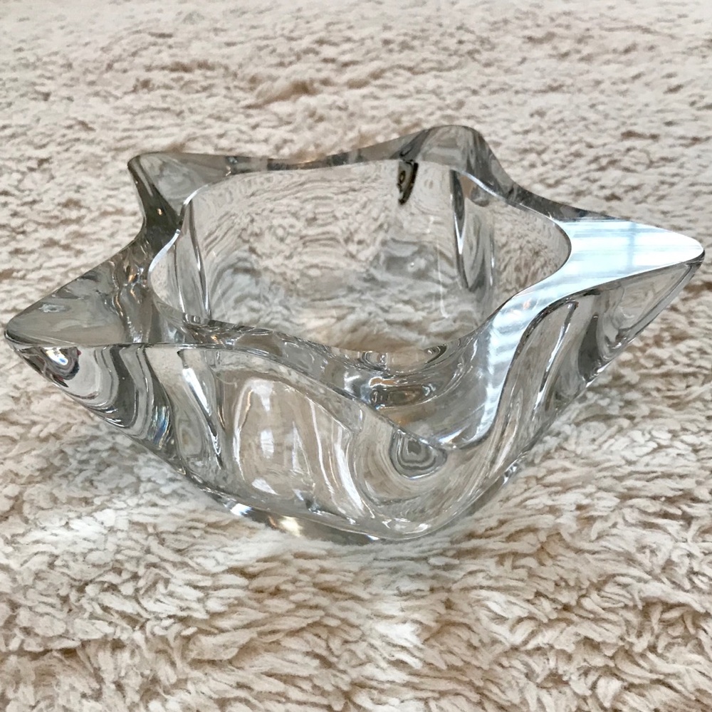 Crystal Star Shaped Bowl